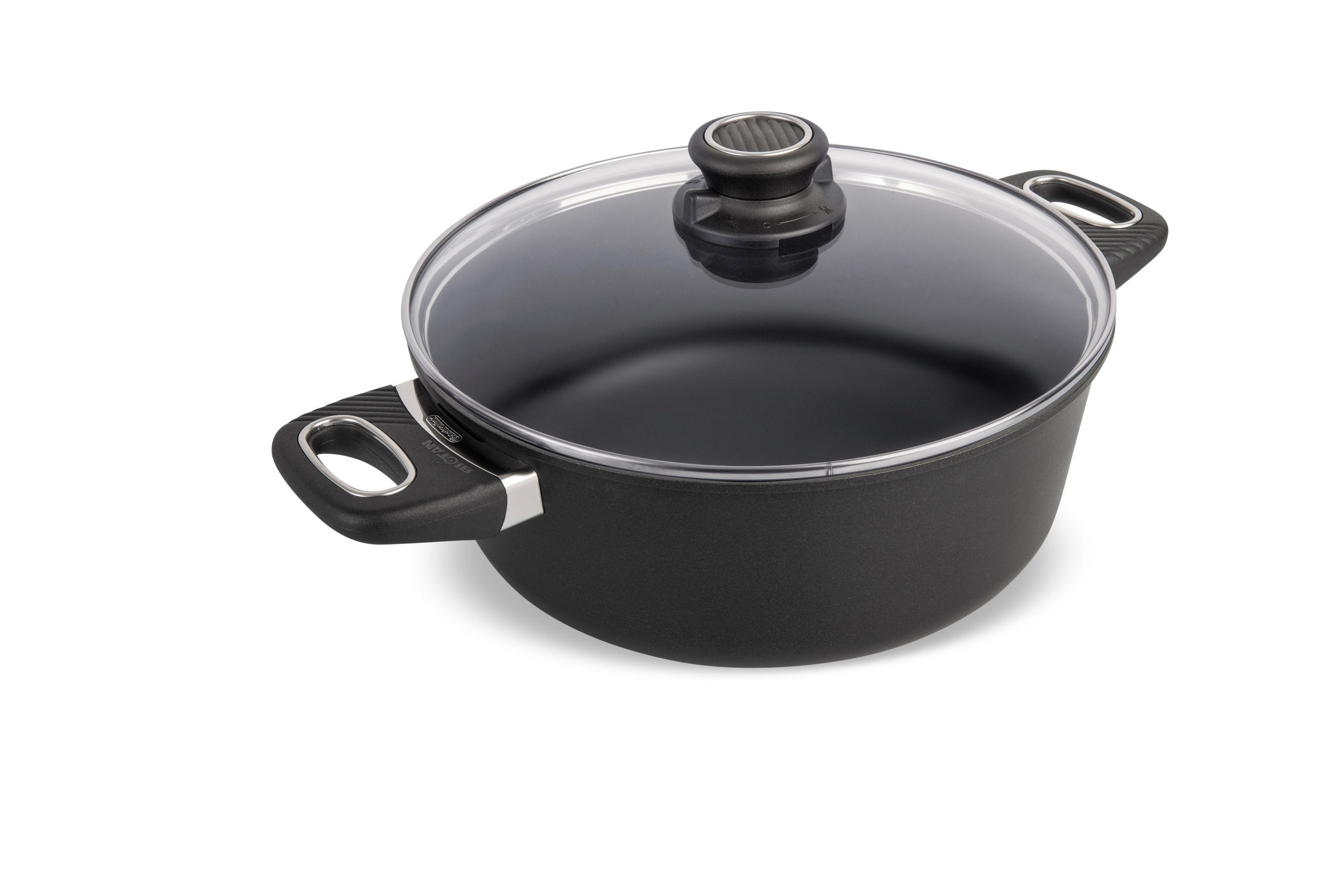 BRATENTOPF ⌀26cm - Schwarz, Kunststoff/Metall (26cm) - Gastrolux