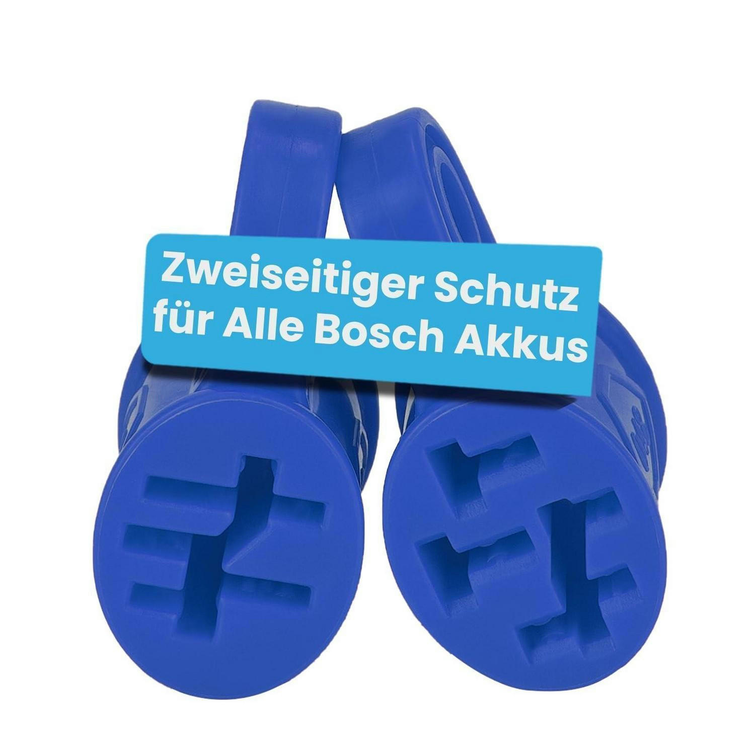 E-BIKE Akku Zubehör 2er Set Blau - Blau, Kunststoff (2/2/3cm)