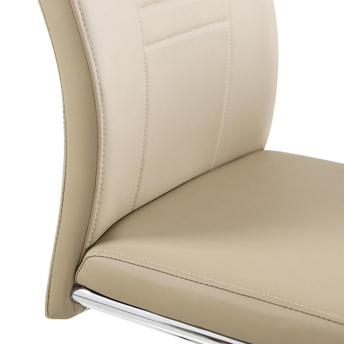 ESSZIMMERSTUHL LOANO 4ER-SET - Braun, Textil (42/98/60cm) - CARO-Möbel