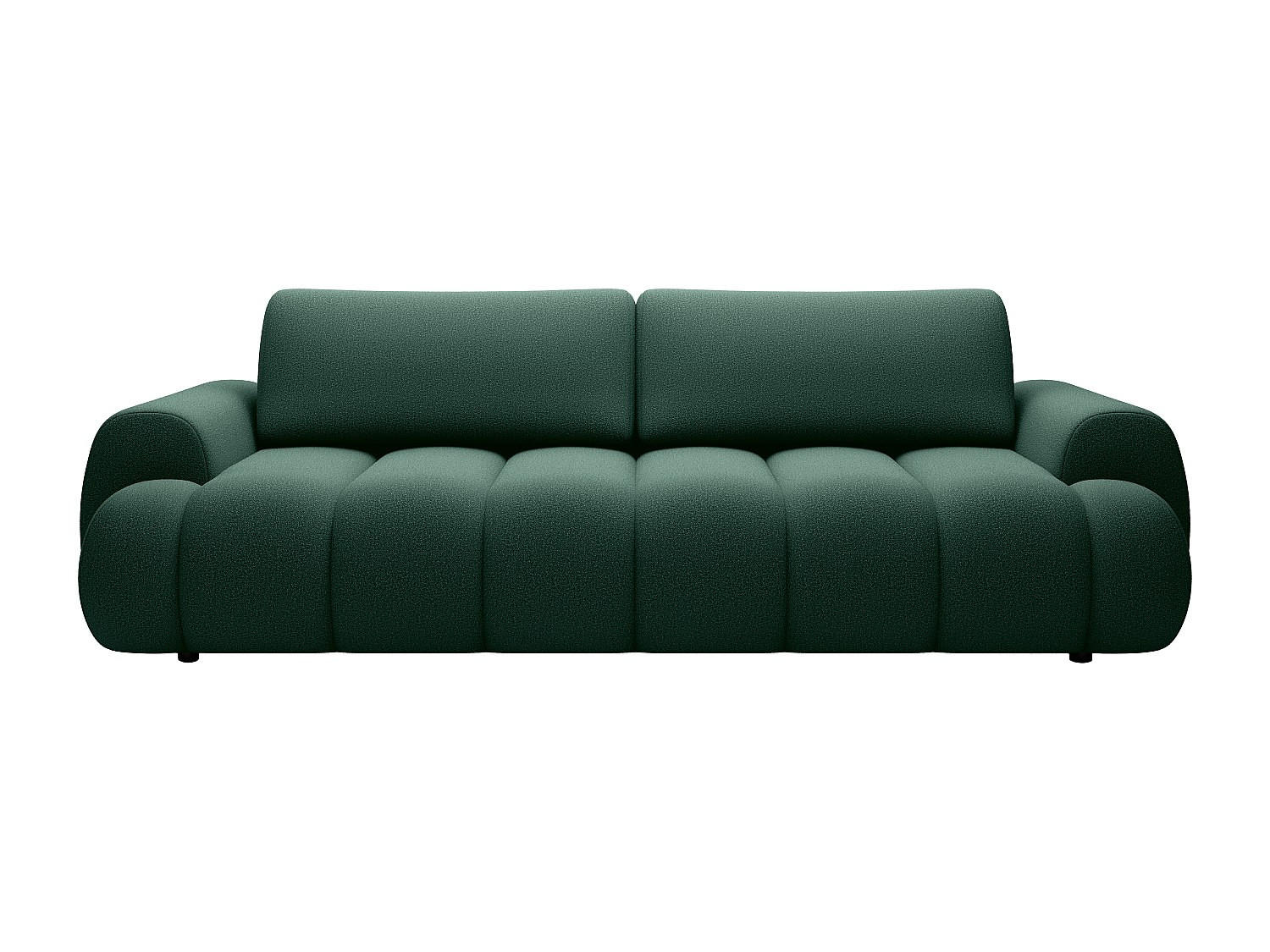 SCHLAFSOFA - 4 Personen - stoff - tannengrün Fridora - Waldgrün, Textil (263/81/110cm) - Vente-Unique