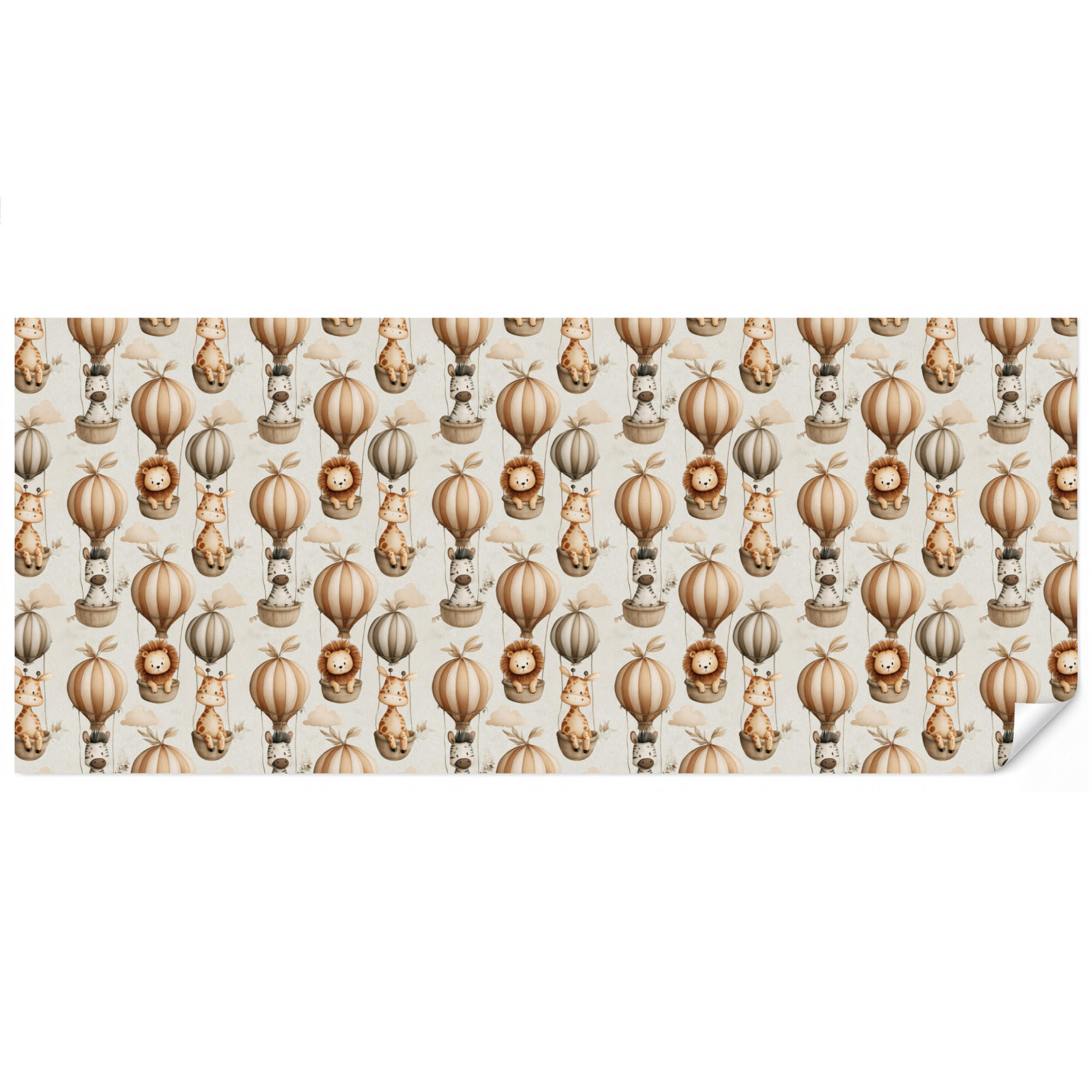 OnlyWow Kindertapete Beige 500x220 cm