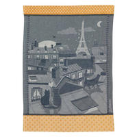 JACQUARD-GESCHIRRTUCH Toits de Paris blau 50 x 70 cm - Blau, Textil (50/70cm) - Winkler