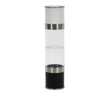 PFEFFER- und Salzmühle zwei Mahlwerke 6/6/22 cm - Transparent, Metall (6/22/6cm) - Kesper