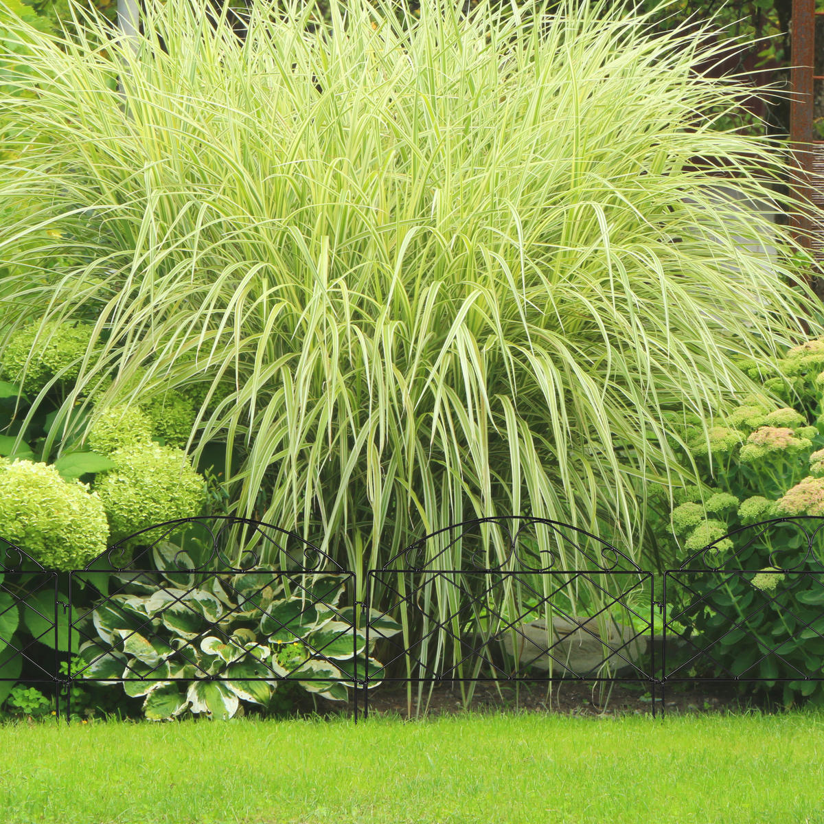 6XBEETZAUN - Schwarz, Metall (54.5/40/1cm) - Relaxdays