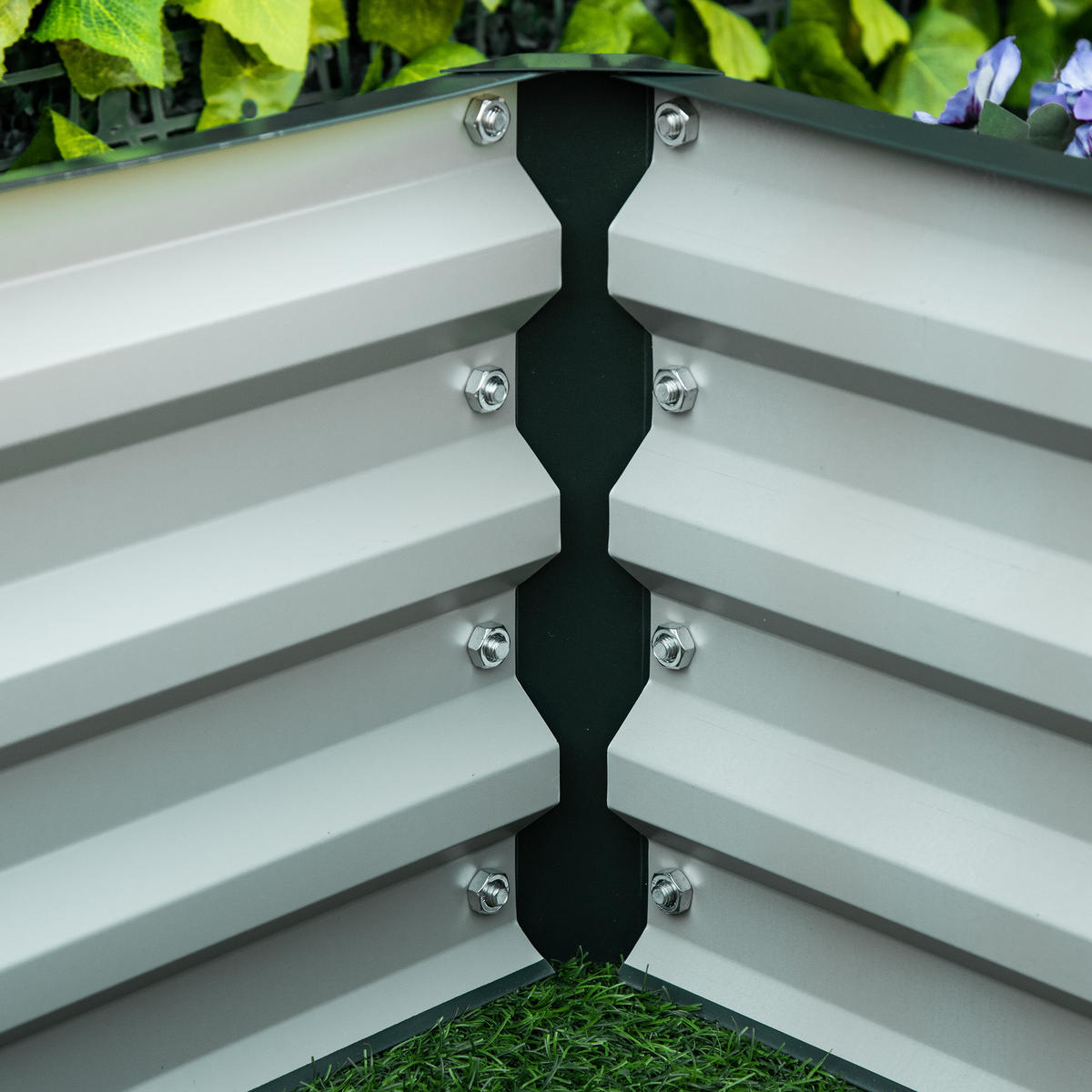 HOCHBEET 120x60x30 cm Stahl grün - Grün, Metall (120/30.5/60cm) - Fortuna Lai