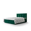 BOXBETT ALTEA 160x200, mit Matratze H3 und Topper, Monolith 37 - Grün, Holz/Kunststoff (160/200cm) - Bedante