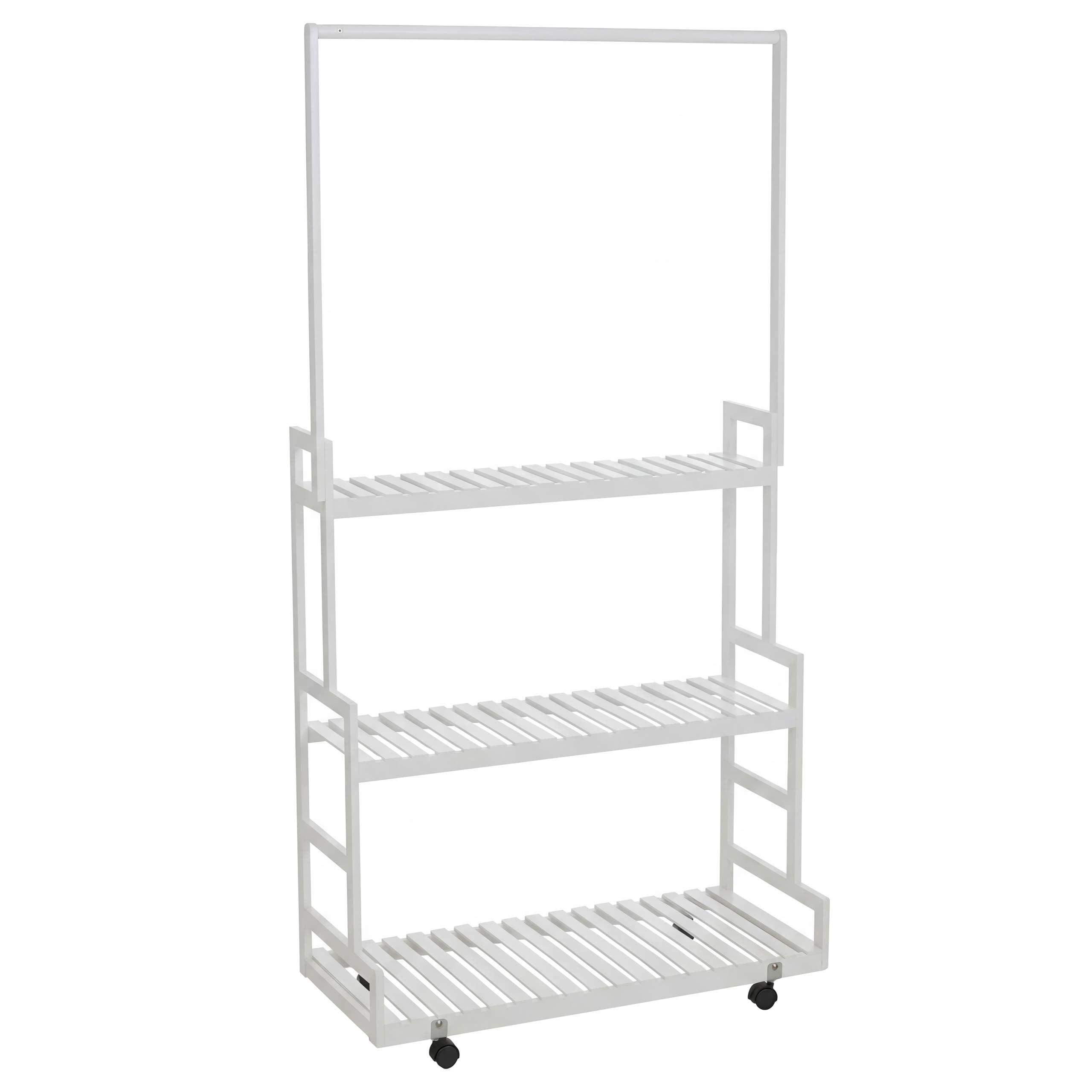 PFLANZENREGAL Weiß - Weiß, Holz (93/175/38cm) - MCW