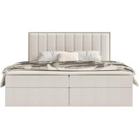 BOXBETT Togents Hellbeige Chenille hydrophob 160x200 cm - Ecru, Textil (160/200cm) - Selsey