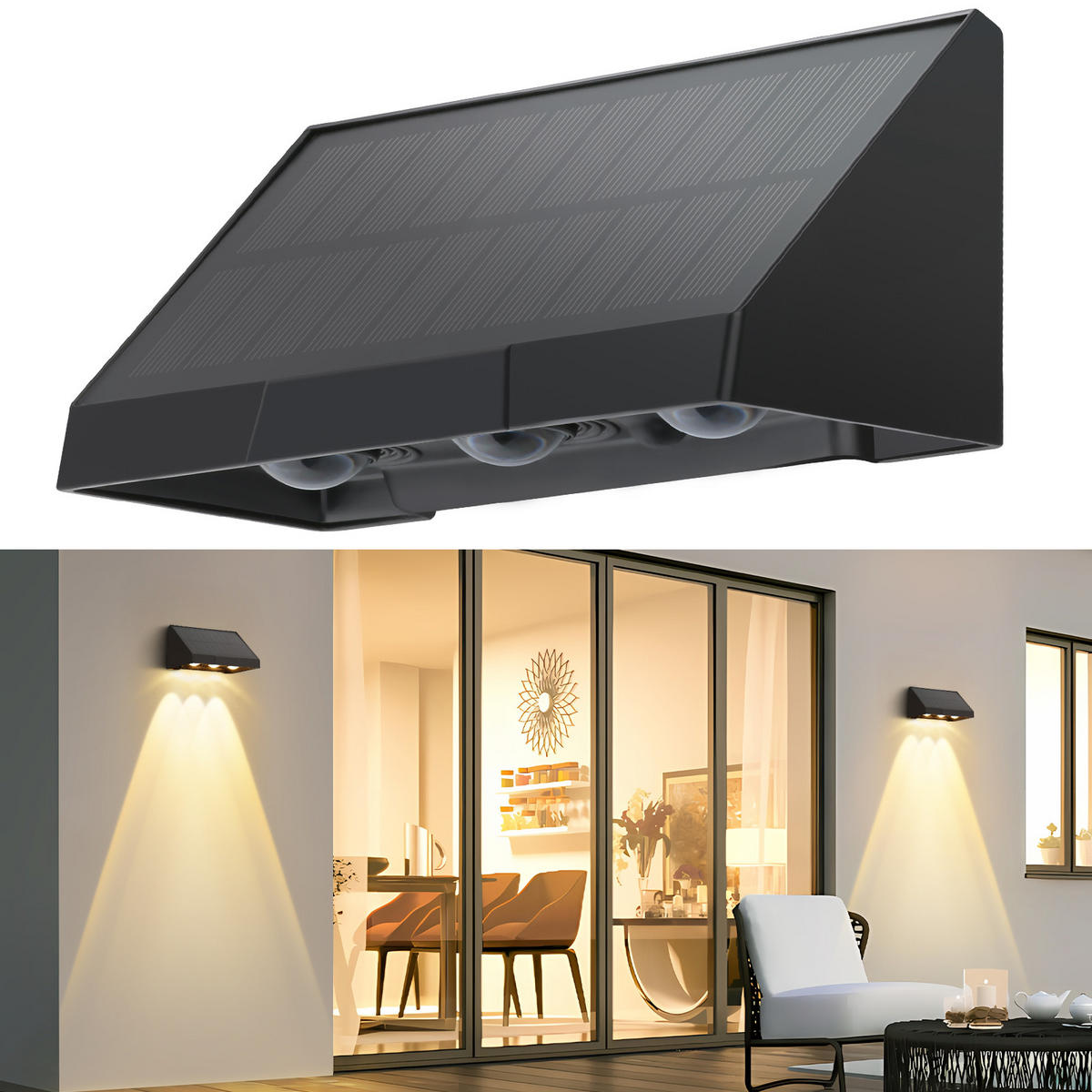 WANDLEUCHTE LYMN 5.7/5/14 cm - Schwarz, Metall (5.7/5/14cm) - ZMH