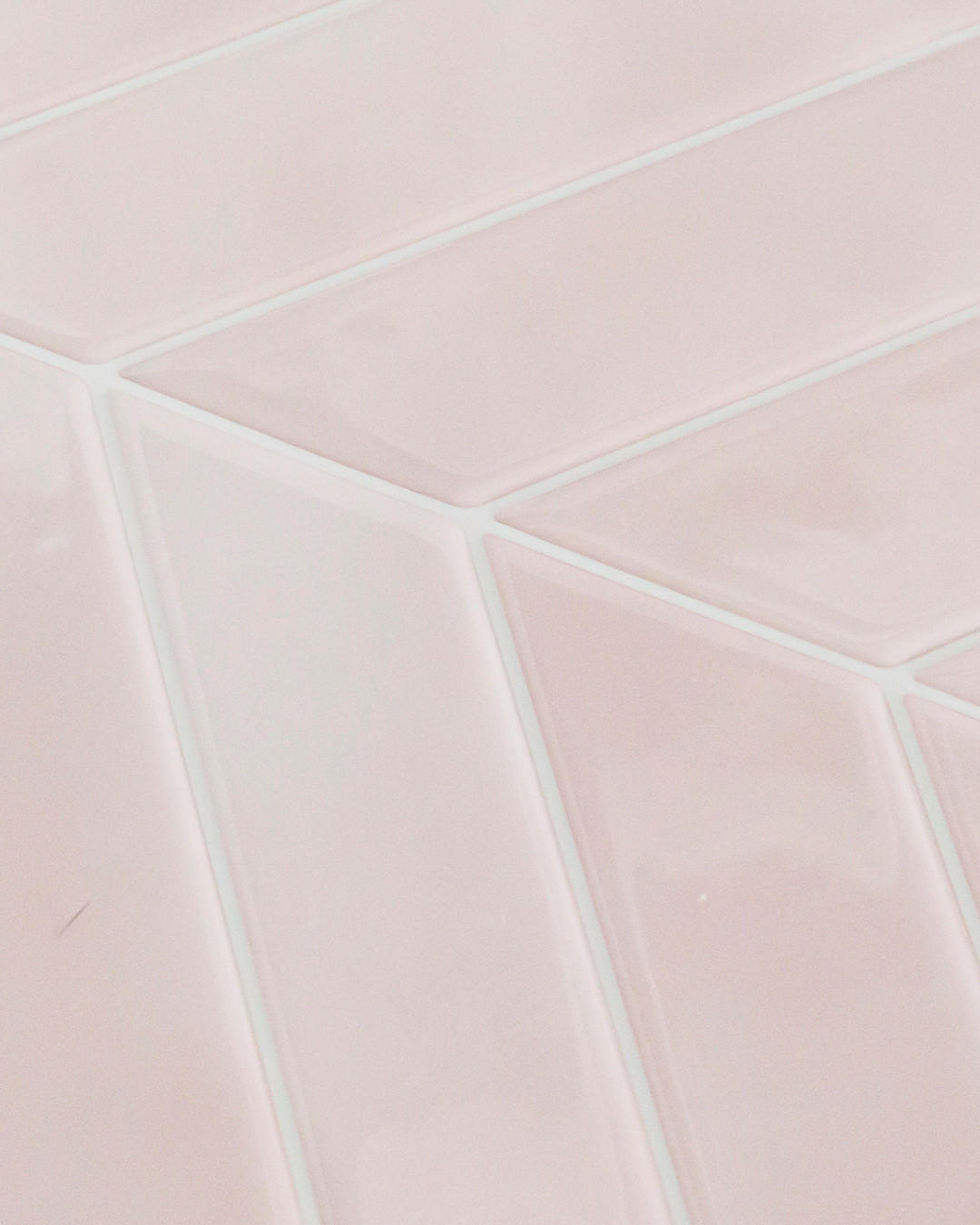 FLIESENAUFKLEBER 1 Stück 29 x 22,8 cm Selbstklebende Fliesen - Mela Rosa - Rosa, Kunststoff (22.8/0.12/29cm) - Mazovia