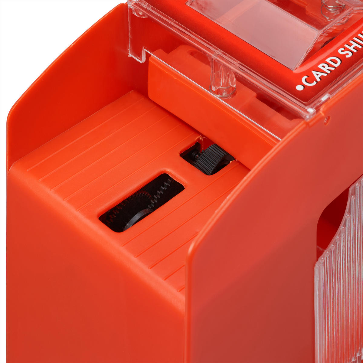 KARTENMISCHMASCHINE - Rot, Kunststoff (20.5/10.5cm) - Relaxdays