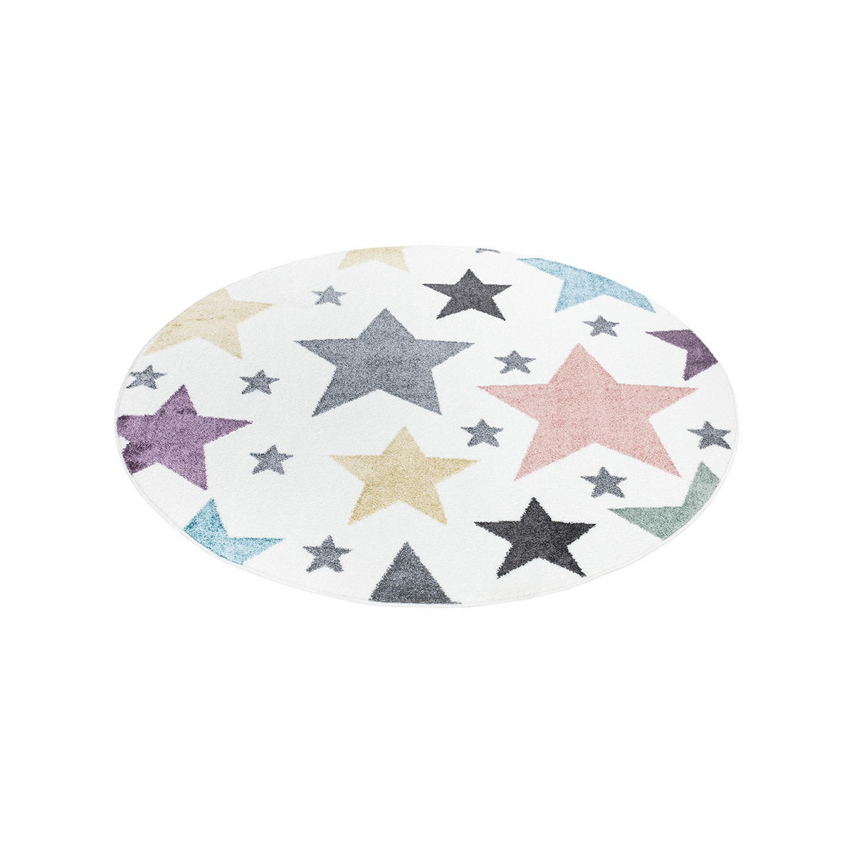 KINDERTEPPICH Anime 903 Multi 120 cm Rund - Multicolor, Textil (120/120cm) - carpet city