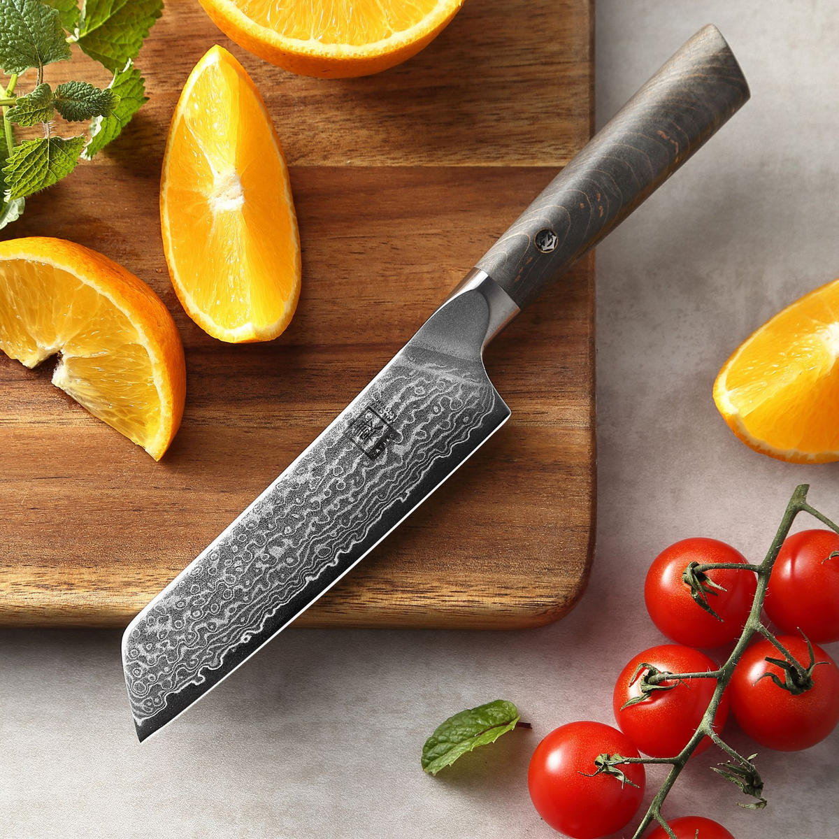 ALLZWECKMESSER 12,5 cm - Ahornfarben, Holz/Metall (23cm) - Zayiko