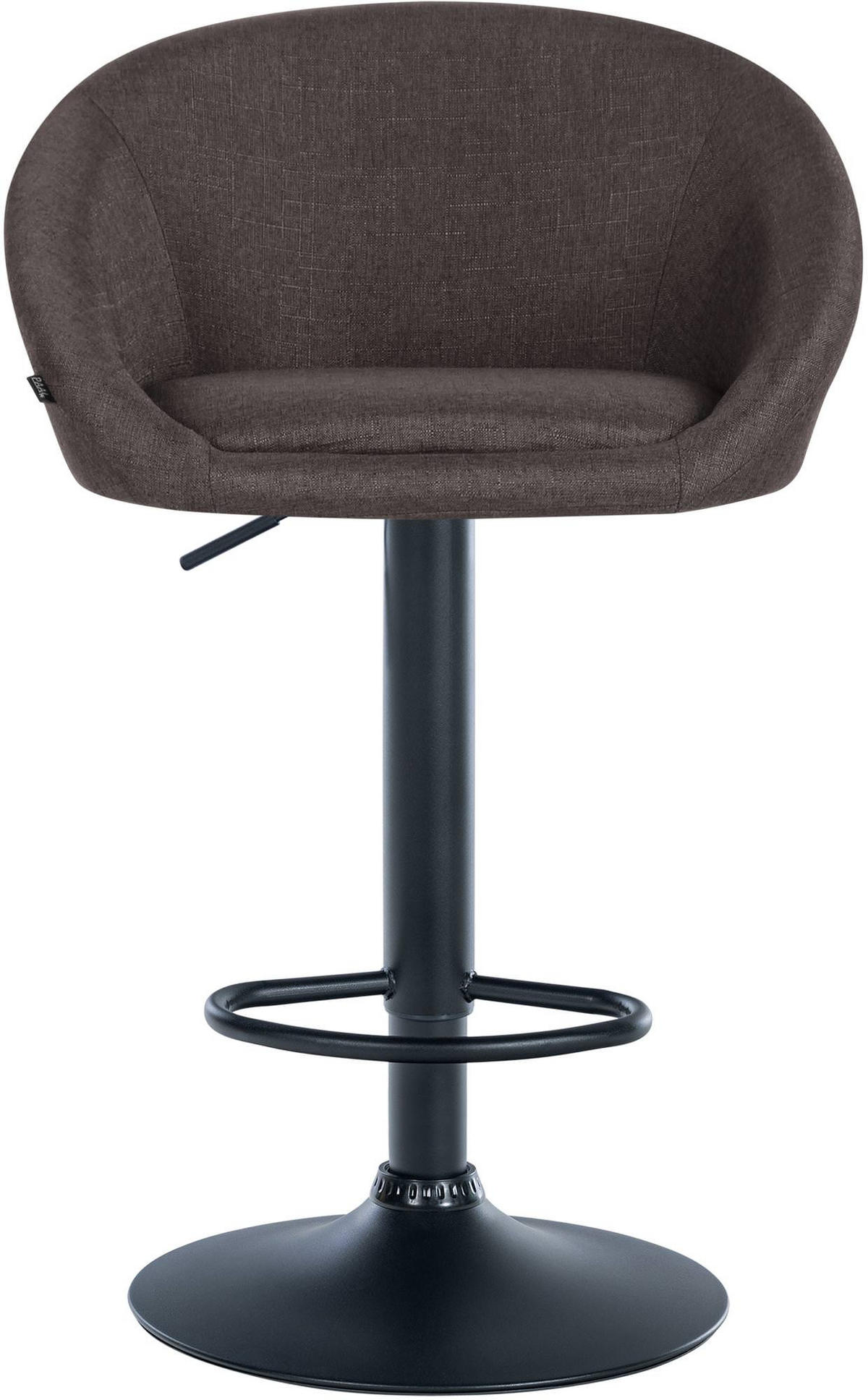 BARHOCKER Stoff dunkelgrau - Dunkelgrau, Textil (55/86/51cm) - CLP