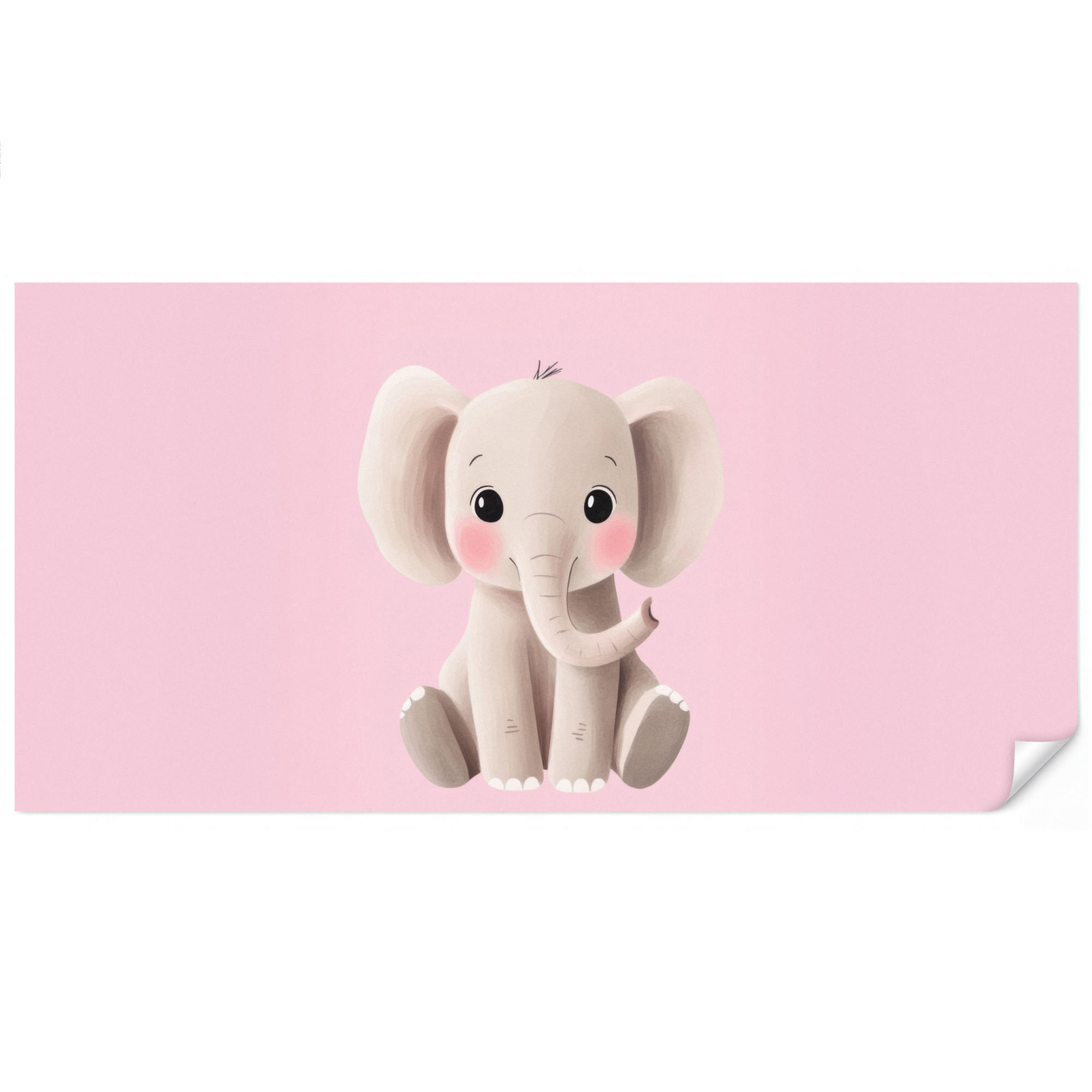 OnlyWow Kindertapete Hellrosa 450x220 cm