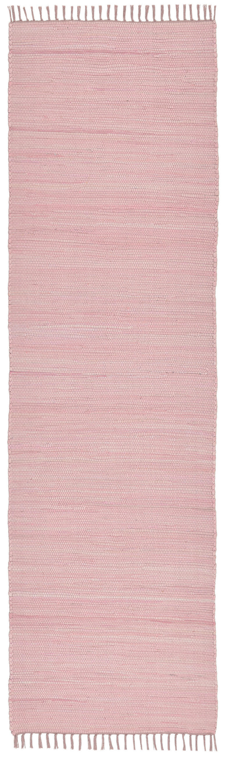Rug and Roll Fleckerlteppich Rosa 70x250 cm