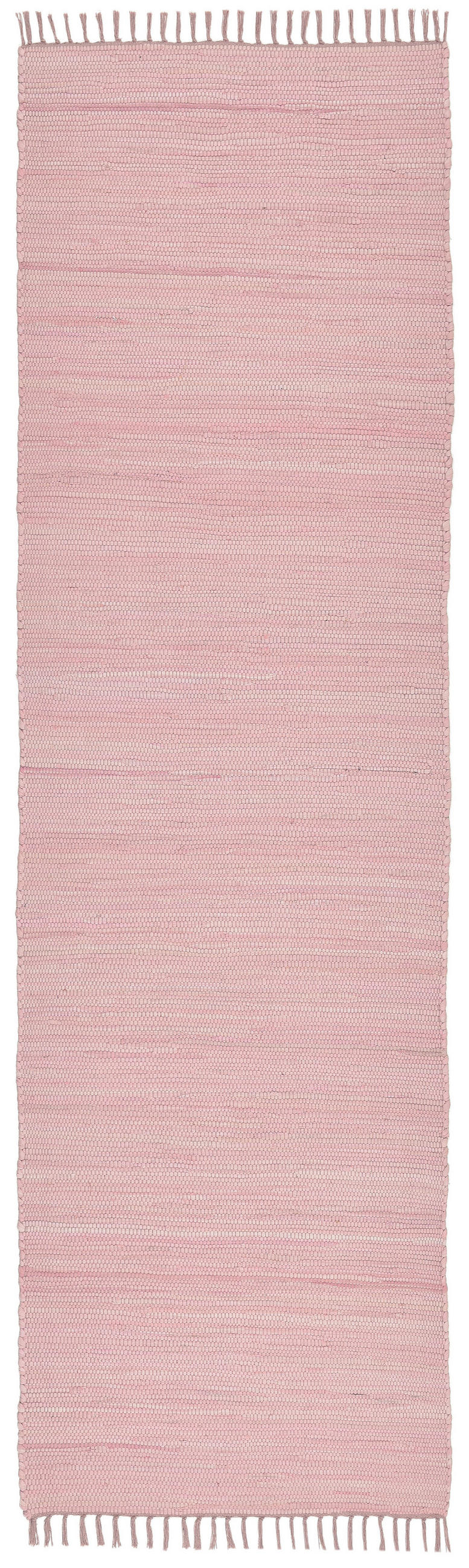 FLECKERLTEPPICH Chindi 70x250 cm - Rosa, Textil (70/250cm) - Rug and Roll