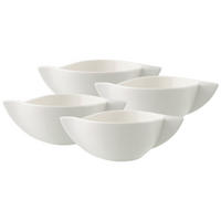 SUPPENTASSEN NewWave weiß 450 ml 4er Set - Weiß, Keramik (0.45L) - Villeroy & Boch