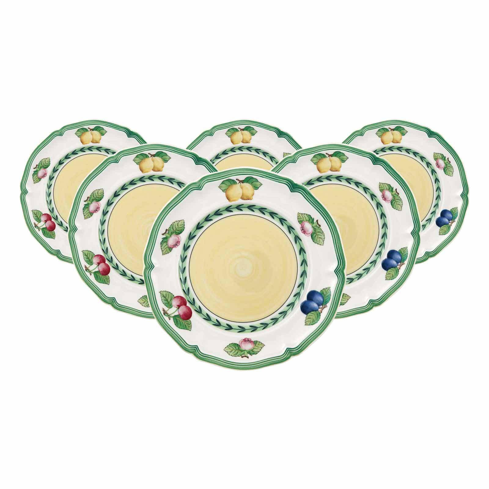 BROTTELLER French Garden Fleurence bunt ø 17,4 cm 6er Set - Multicolor, Keramik (17.4cm) - Villeroy & Boch