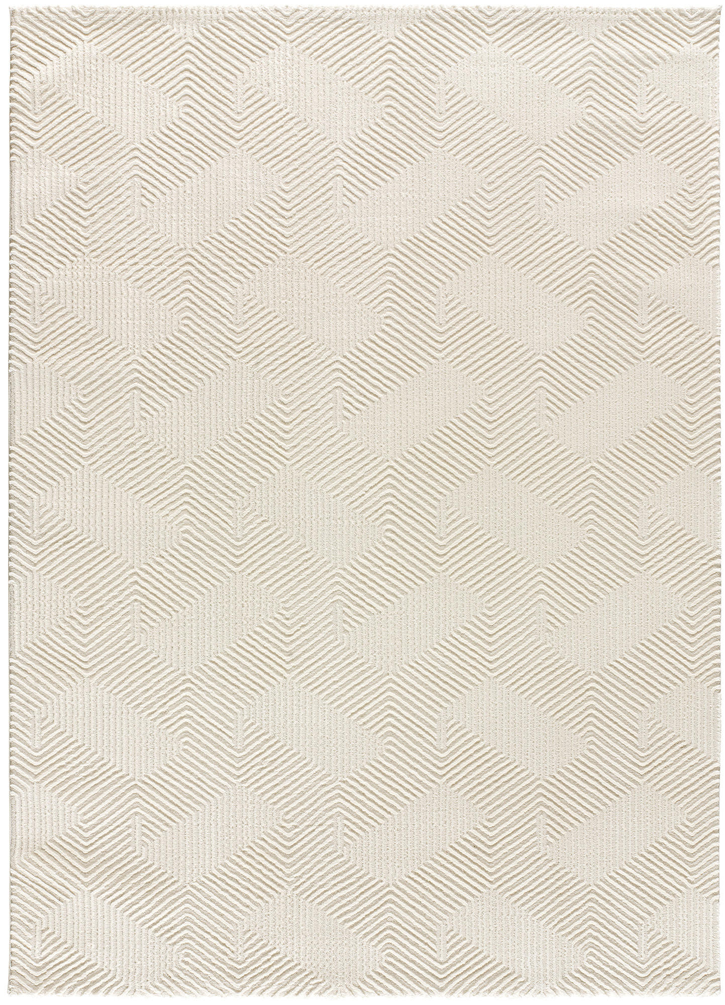 WEBTEPPICH Creme Sign 120/170 cm - Creme, Naturmaterialien/Textil (120/170cm) - Atticgo