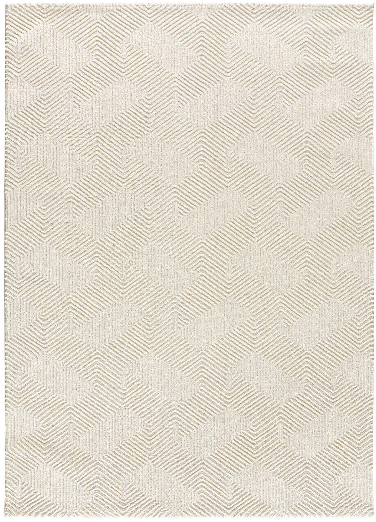 WEBTEPPICH Creme Sign 160/230 cm - Creme, Naturmaterialien/Textil (160/230cm) - Atticgo