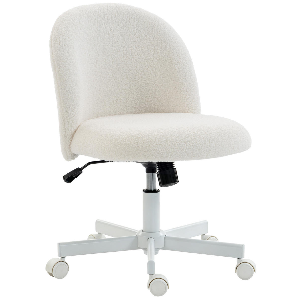 BÜROSTUHL Creme 57.0/50.0/83.0 cm - Creme, Textil (50/83/57cm)