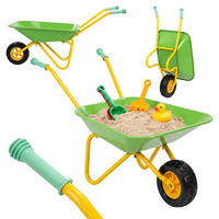 ROABĂ Verde deschis pentru copii metal - verde, material plastic/metal (74/43/36cm) - Relaxdays