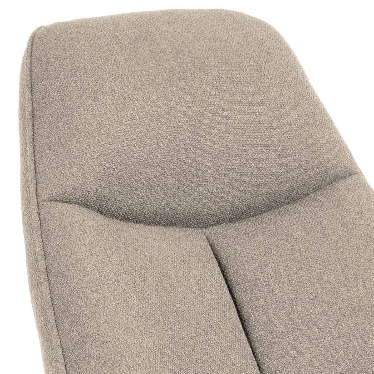 SESSEL, Texas, Beige, Stoff, 73 x 92 x 98 cm - Beige, Textil/Metall (73/98/92cm) - ebuy24