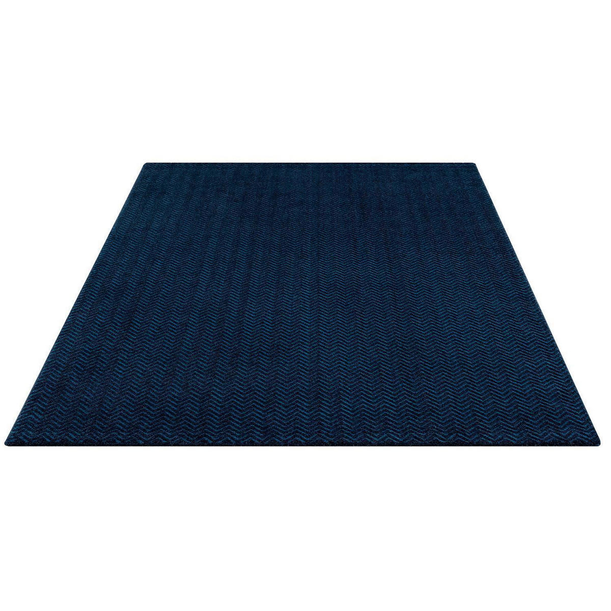 KURZFLOR-TEPPICH Fancy 805 Blau 120x160 cm - Blau, Textil (120/160cm) - carpet city