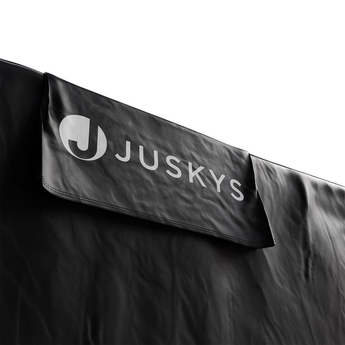 GARTENMÖBELABDECKUNG CoverSafe Pro schwarz - Schwarz, Kunststoff (190/80/240cm) - Juskys