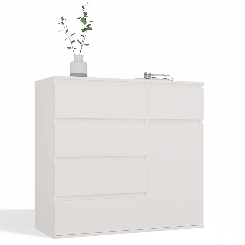 RAUMHIRSCH FURNITURE KOMODA Bílá 100/93/40