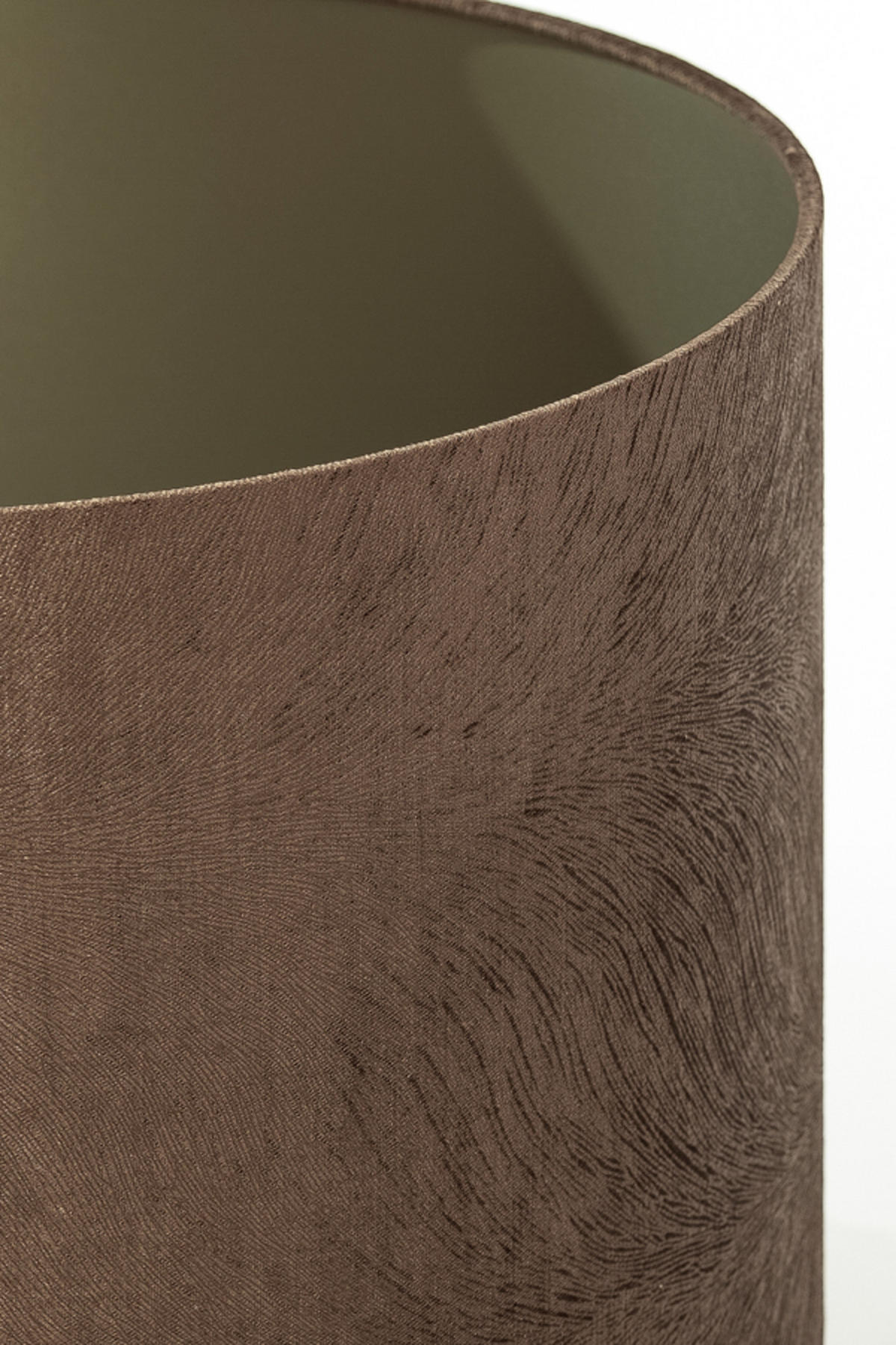 LAMPENSCHIRM Lubis Braun Ø50/38 cm - Braun, Textil (50/50/38cm) - Light & Living