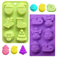 SILIKONFORM Weihnachten 2-teiliges Set - Multicolor, Kunststoff