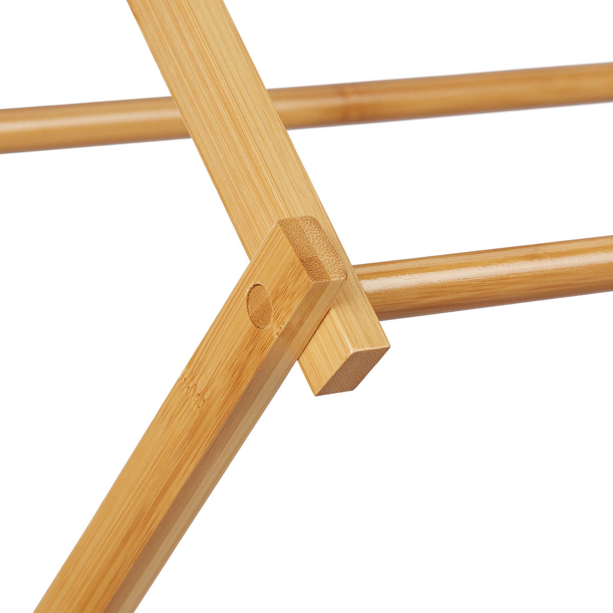 HANDTUCHHALTER - Hellbraun, Holz (74/106/36cm) - Relaxdays