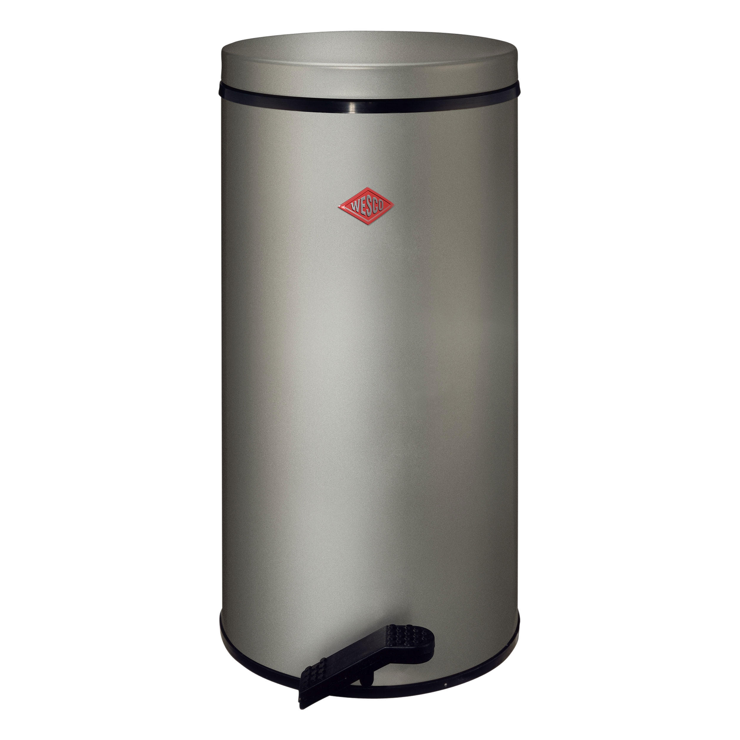 Wesco Tretabfallsammler Silber 27x58x27 cm