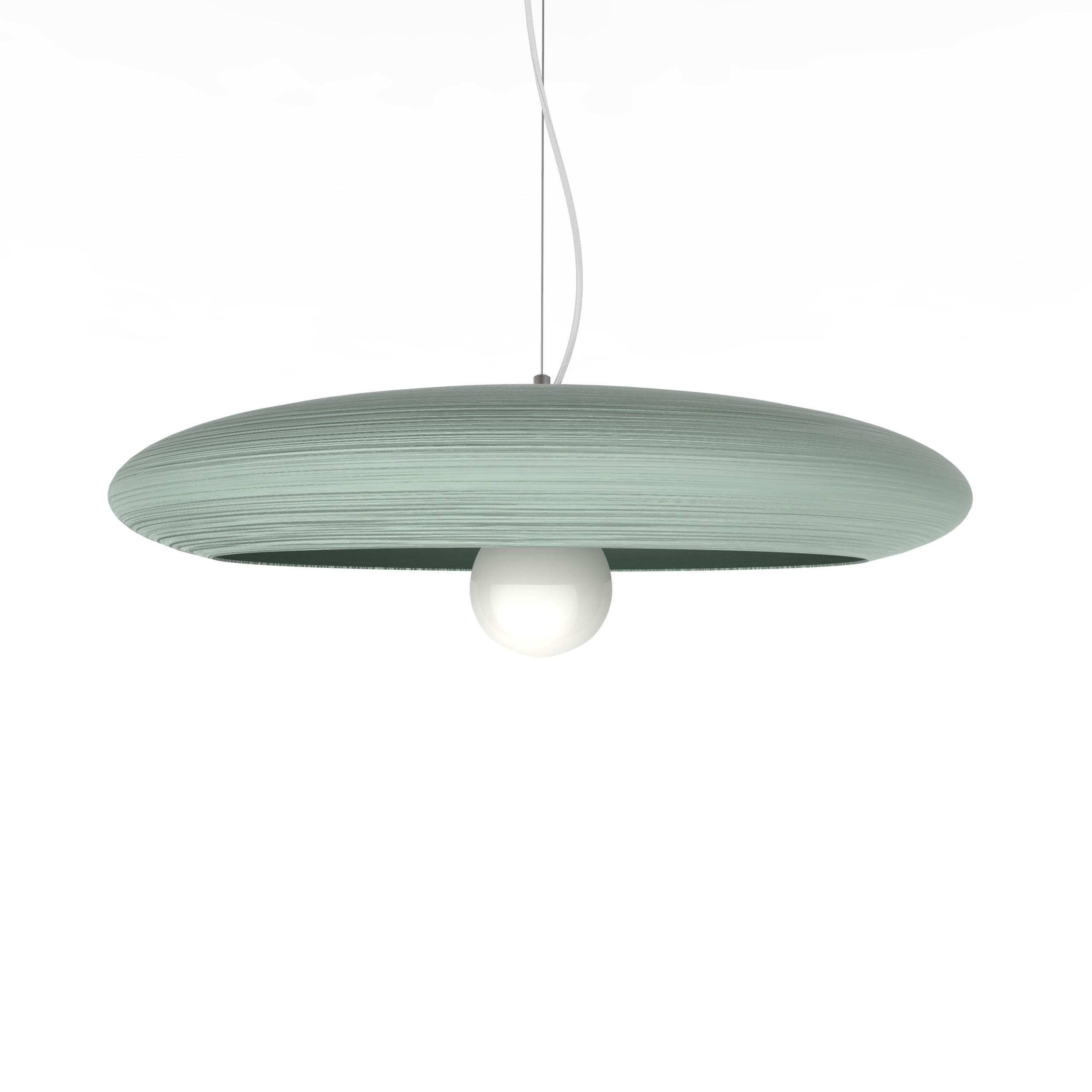 HÄNGELEUCHTE - Grün, Metall (60/120/13cm) - Lumicom