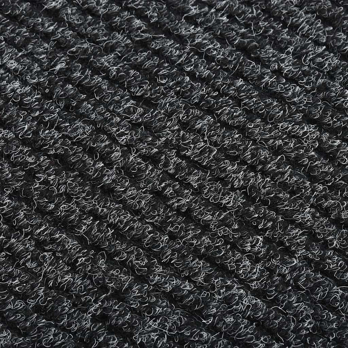 SCHMUTZFANGMATTE 100/100 cm Anthrazit - Anthrazit, Kunststoff/Textil (100/100cm) - vidaXL