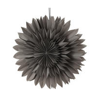 FENSTERSCHMUCK Papierstern 50 cm - Grau, Papier (16/50/50cm) - Home Styling Collection