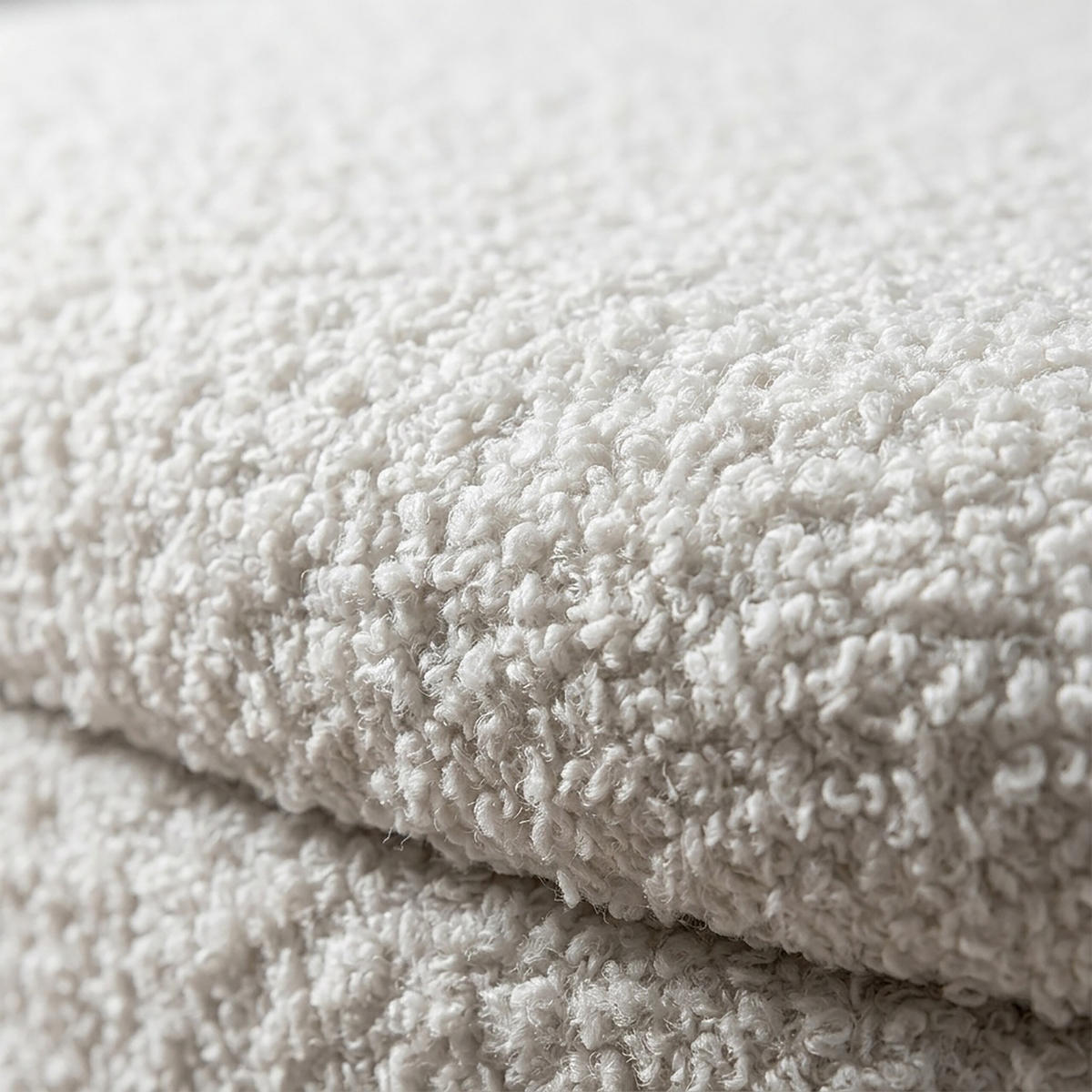 BANCĂ Albă țesătură teddy cu spațiu de depozitare - alb, compozit lemnos/material textil (110/42/45cm) - Relaxdays