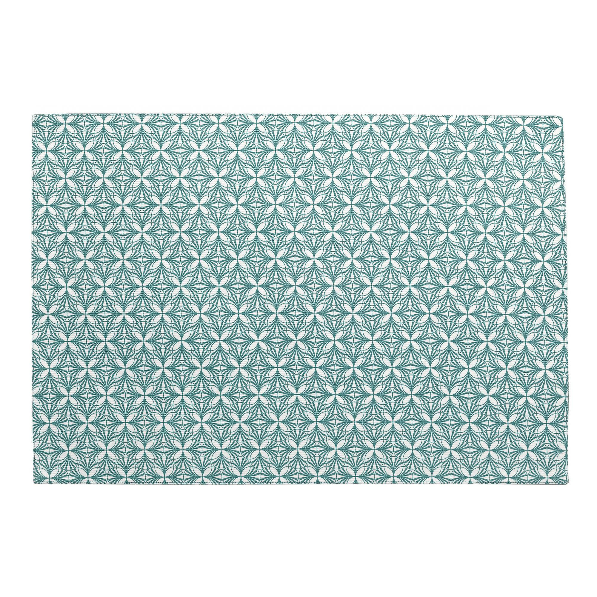 TISCHSET Calypse pfau 33 x 48 cm - Blau, Textil (33/48cm) - Winkler