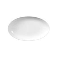 SERVIERPLATTE Rondo/Liane weiß 24 x 14,5 cm - Weiß, Keramik (14.4/3/24.1cm) - Seltmann Weiden