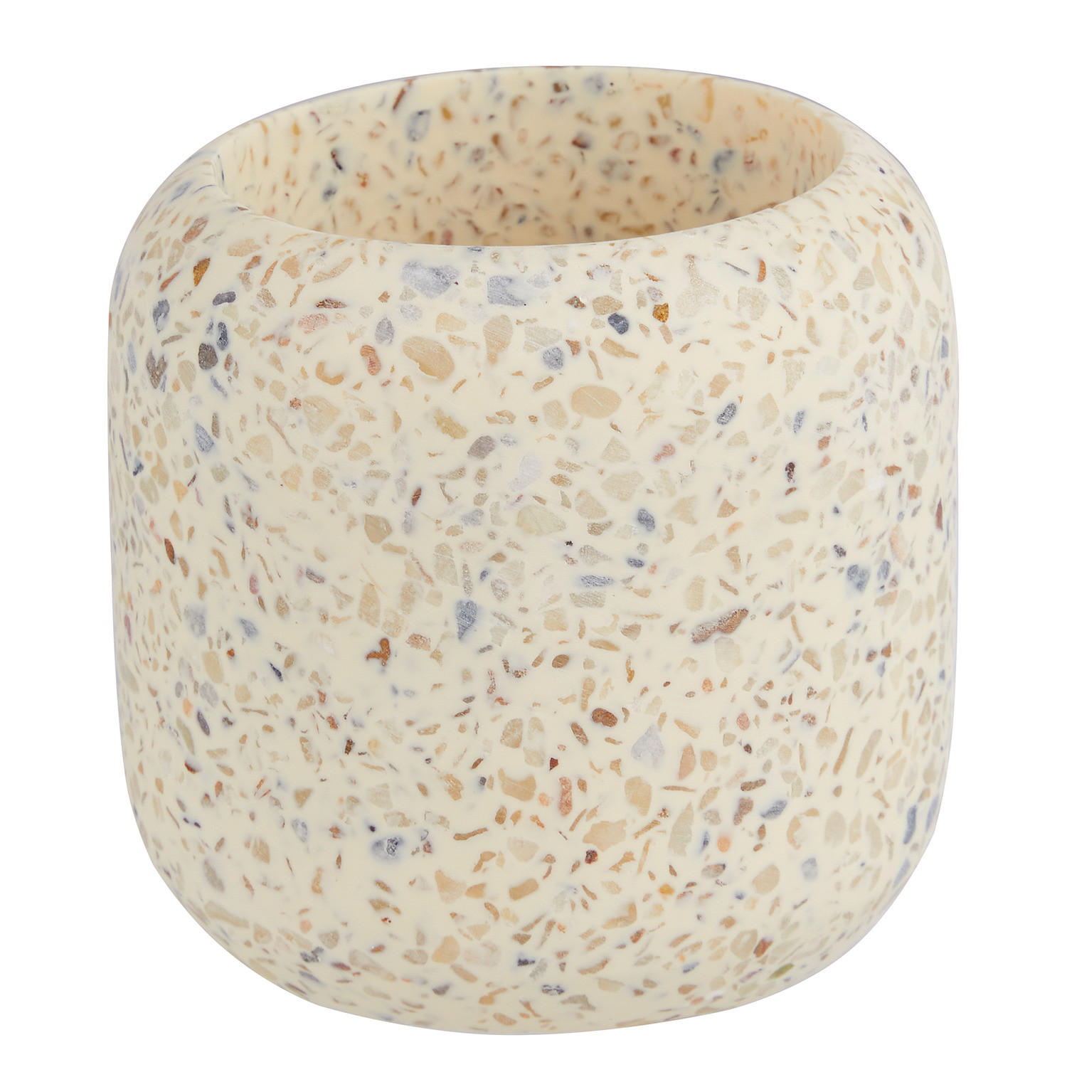 ZAHNPUTZBECHER Paros - Beige, Stein (9/8/9cm) - Butlers