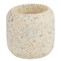 ZAHNPUTZBECHER Paros - Beige, Stein (9/8/9cm) - Butlers