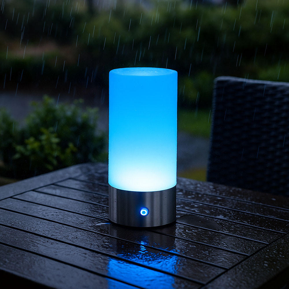 Thumbnail - Globo Lighting Led, Weiß, Metall, F, 8.8x19x8.8 cm, Lampen & Leuchten, LED Beleuchtung, LED-Tischleuchten