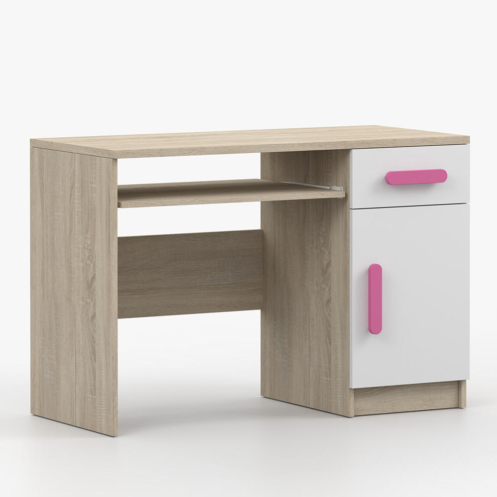 imoebel24 Kinderschreibtisch Sonoma Eiche 110x75x50 cm