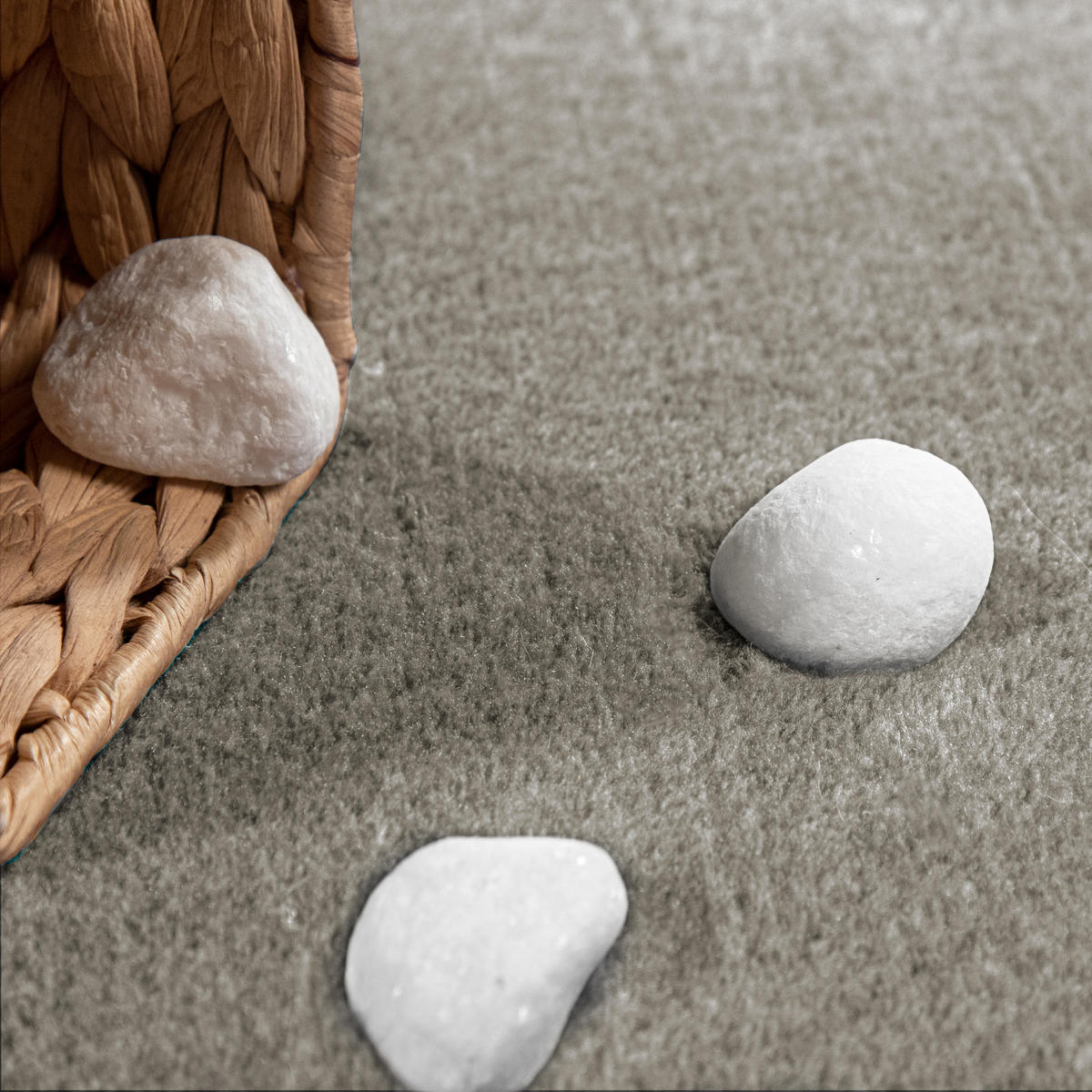 KURZFLORTEPPICH 200/200 cm Cadiz 630 - Grau, Textil (200/200cm) - Paco Home