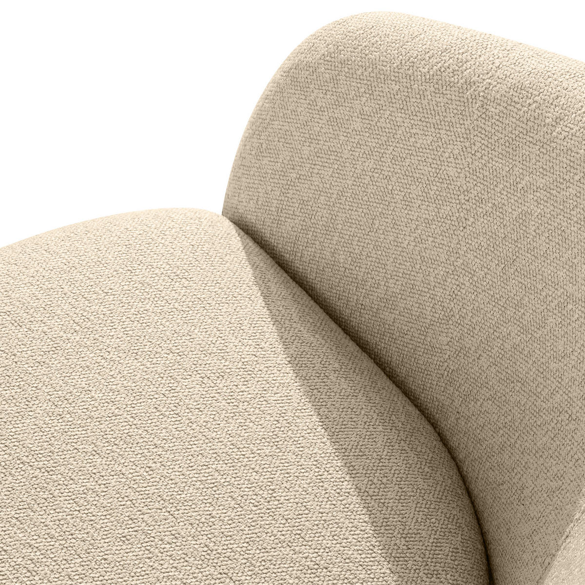 GARTENMÖBELSET SOLIS Gartenlounge-Set, creme/weiß - Creme, Textil/Metall - KONSIMO®