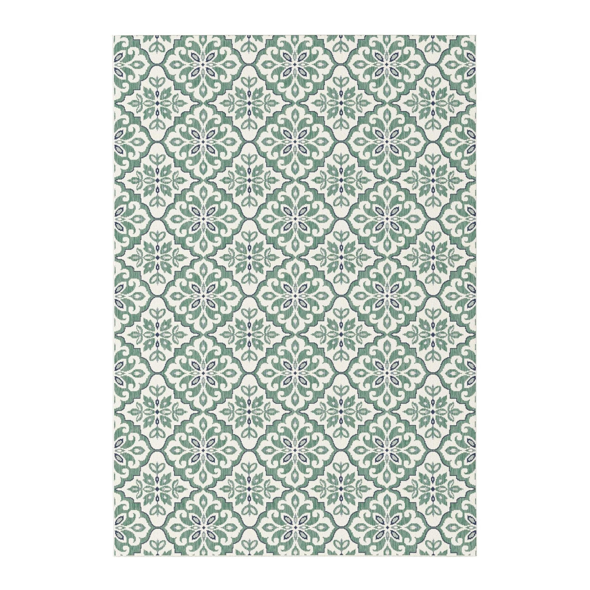 TEPPICH für Innen und Außen fleckenbeständig grün - Grün, Textil (160/230cm) - AFK Living