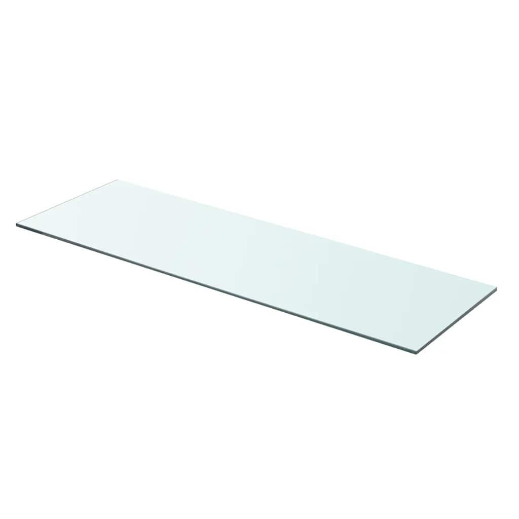 WANDBOARD 80/25/0,8 cm aus Glas Transparent - Transparent, Glas (80/0.8/25cm) - vidaXL