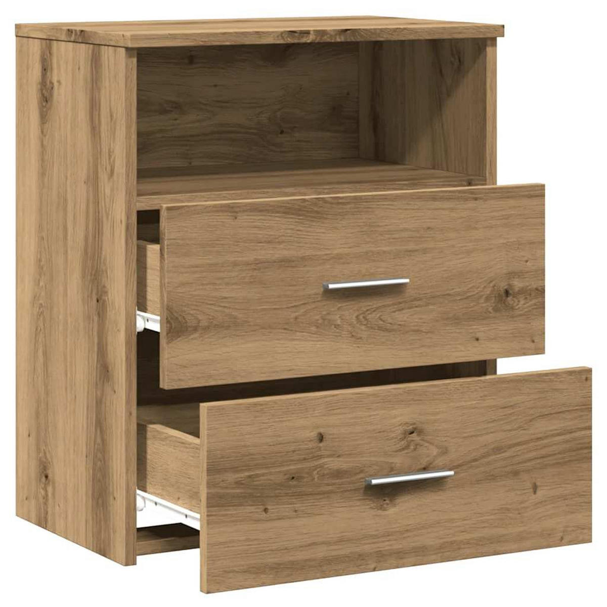 NACHTTISCH Artisan-Eiche 50/32/60 Cm Holzwerkstoff - Braun, Holzwerkstoff (32/60/50cm) - vidaXL